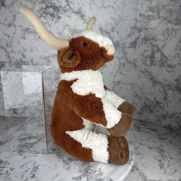 Build a Bear Longhorn Steer Bull Cow Plush University of Texas Bevo - Picture 3 of 9